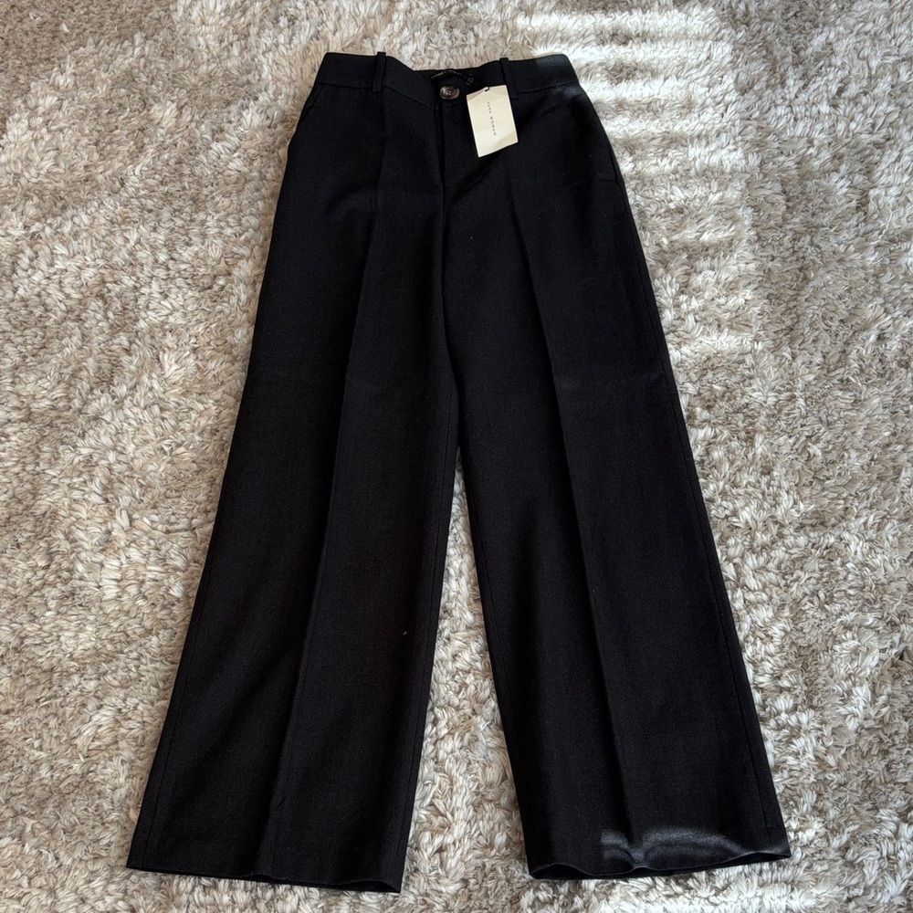 NWT Zara Charcoal Tailored Trousers